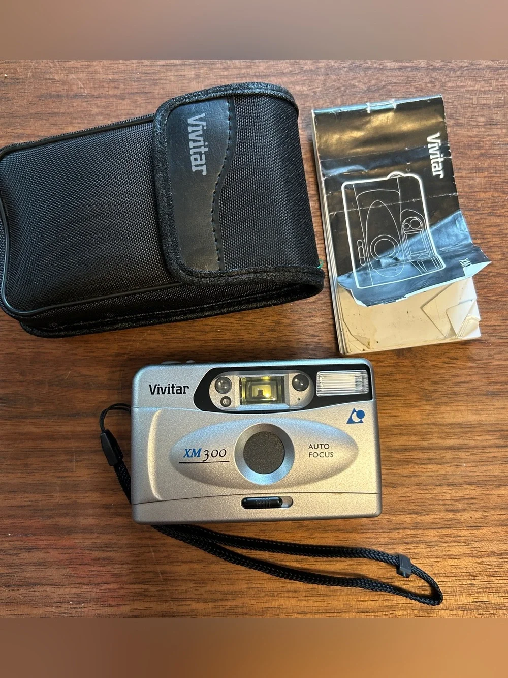 Vivitar XM300 Auto Focus Photo System Film Camera Case instructions